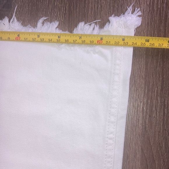 NWT Free People x We The Free Maggie Mid Rise Straight Optic White 32 - Picture 13 of 15